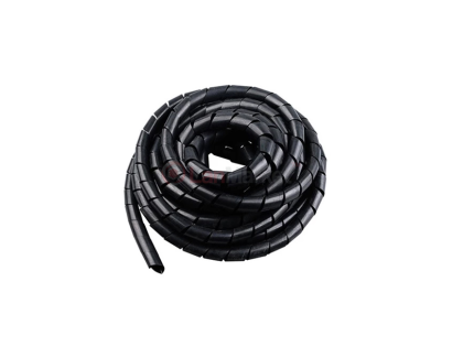 Спиральный кабельный организатор, диаметр 30mm, длина 1.5m, Black
