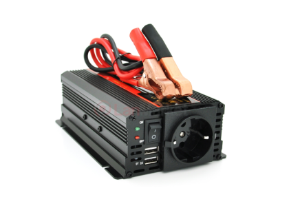 Инвертор напряжения KY-M3000, 350W, 12 / 220V, Line-Interactive, LCD, 2 универсальные розетки, 1 USB