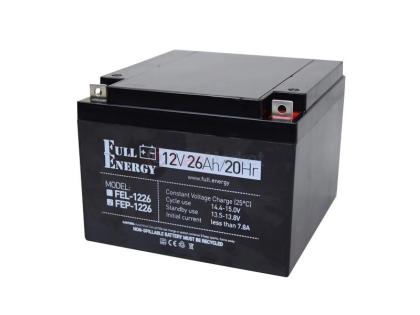 Аккумулятор AGM 12V 26Ah для ИБП FEP-1226