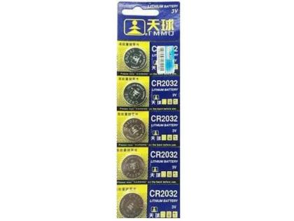 Батарейка литиевая China CR2032, 5 шт в блистере