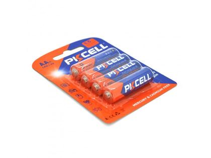 Батарейка щелочная PKCELL 1.5V AA/LR6, 4 штуки в блистере цена за блистер, Q12	
