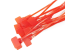 Стяжки нейлон с маркером 4х150mm красные (500шт) высокое качество, диапазон рабочих температур: от -