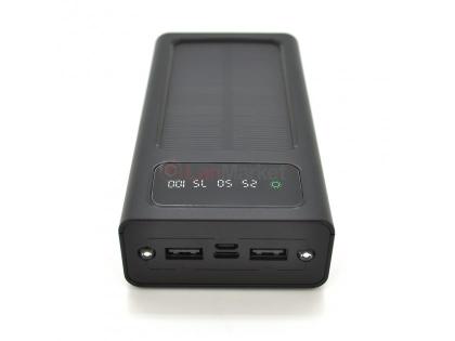Power bank 20000 mAh Solar, (5V / 200mA), 2xUSB, 5V / 1A / 2,1A, USB &amp;lt;-&amp;gt; microUSB, уда