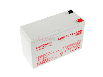 Аккумулятор гелевый LPM-GL 12 - 7 AH