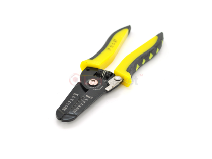 Инструмент для зачистки кабеля 7-1 Stripper YTH-5021, yellow, AWG22-10