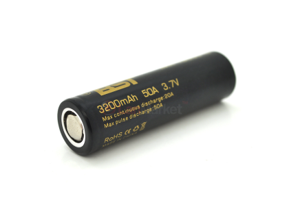 Аккумулятор 18650 Li-Ion BST, 3200mAh, 3.7V, Black	