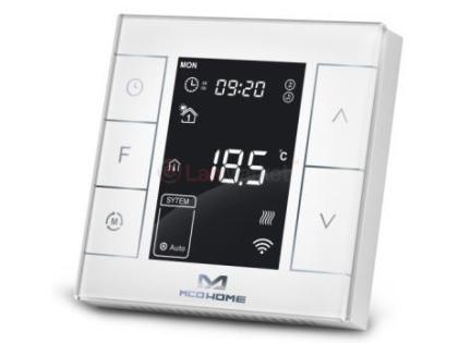 Умный термостат для управления водяным теплым полом/водонагревателем MCO Home, белый