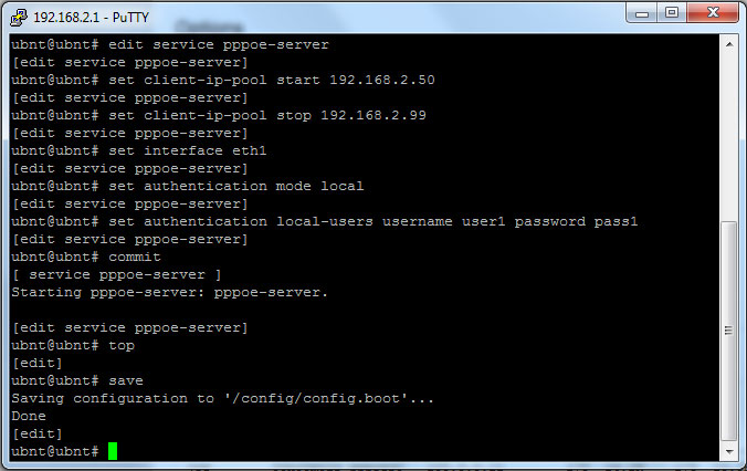 pic 6 Ubiquiti EdgeOS: настройка PPPoE сервера