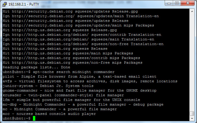 pic 2 Ubiquiti EdgeOS: установка дополнительных пакетов Debian