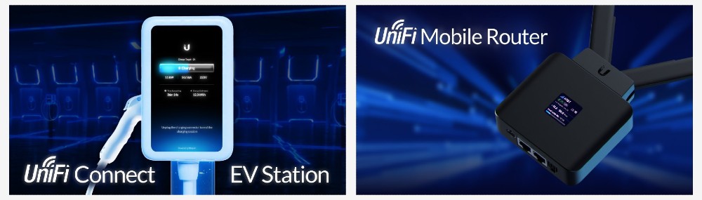 Інновації Ubiquiti: UniFi EV Station та UniFi Mobile Router