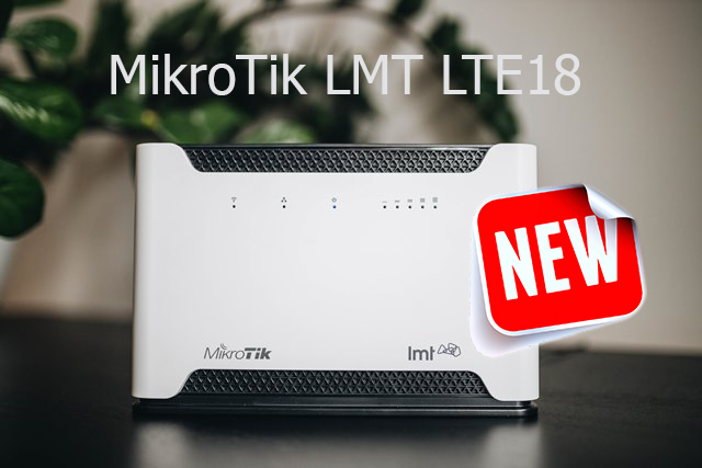 MikroTik LMT LTE18 - скорость загрузки до 1,2 Гбит / с