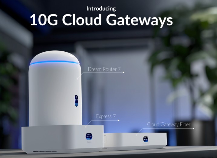 Абсолютно нові хмарні шлюзи 10G UniFi: Dream Router 7 | Cloud Gateway Fiber | Express 7