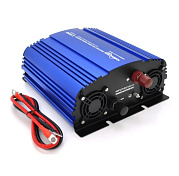 Інвертор напруги Tommatech MS-1200, 12V / 220V, 1200W з апроксимованою синусоїдою, 2Shuko, US
