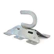Крюк універсальний на опору/стовп під банд. стрічку (метелик) оцинкований