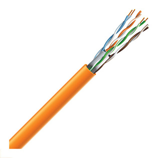 Кабель витая пара Cat. 6 U/UTP 4x2x23 AWG LSZH, внутренний, 305 м