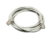 Патч-корд литой САТ.6, UTP, RJ45, CCA, 2 м, серый