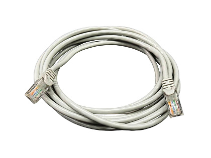 Патч-корд литой САТ.6, UTP, RJ45, CCA, 2 м, серый