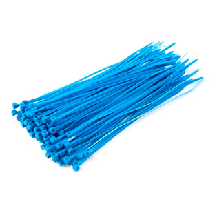 Стяжки нейлон 4х150mm синие высокое качество, диапазон рабочих температур: от -45С до +80С 