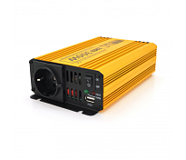 Інвертор напруги Mexxsun MXSPSW-300, 12V / 220V, 300W з правильною синусоїдою, 1 Shuko, клемні п