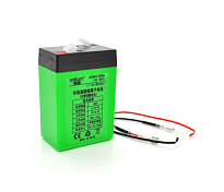 Аккумуляторная батарея 6V 8A с элементами Li-ion 18650 + зарядное устройство + крокодилы