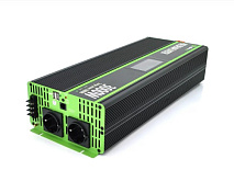 Инвертор напряжения Solinved SLVP-3000, 12V / 220V, 3000W с правильной синусоидой, 2Shuko, 2USB, клеми