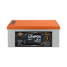 Аккумулятор LP LiFePO4 25,6V - 160 Ah (4096Wh) (BMS 150A/75А) пластик LCD для ИБП