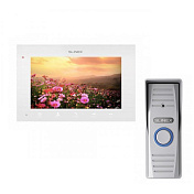 Комплект видеодомофона SQ-07MTHD белый + Панель вызова ML-15HD серая