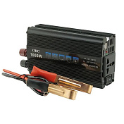Инвертор напряжения UKC 1000ВА(600Вт), 12 / 220V, approximated, 1 универсальная розетка, клемы + кро