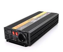 Інвертор напруги POWERMASTER-1500 (900Вт), 12/220V, approximated, 1 універсальна розетка, клеми