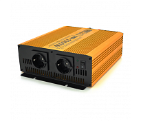 Інвертор напруги Mexxsun MXSPSW-1000, 12V / 220V, 1000W з правильною синусоїдою, 2 Shuko, клемні