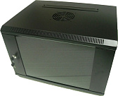 Шкаф настенный 18U 600х600 разборный WMNC66-18U-FLAT-AC-BLACK
