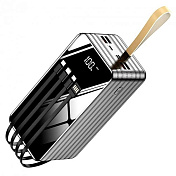 Power bank PLO-4U80 80000mAh, Black, Blister