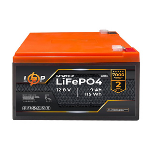 Аккумулятор LP LiFePO4 12,8V - 9 Ah (115 Wh)