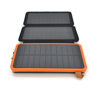 Power bank 12000 mAh Solar, (5V / 200mA), 2xUSB, 5V / 1A / 2.1A, USB &amp;lt;-&amp;gt; microUSB, вла