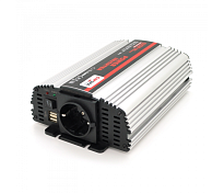 Инвертор напряжения Carspa-600-242 (600Вт), 24 / 220V, approximated, 1Shuko, USB, клеммы, Box Q15