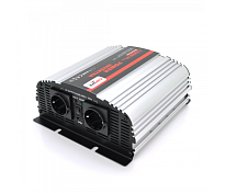 Інвертор напруги Carspa-1200-242 (1200Вт), 24/220V, approximated, 2Shuko, USB, клеми, Box Q4