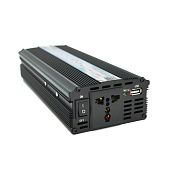 Инвертор напряжения UKC 2000ВА(1200Вт), 12 / 220V, approximated, 1 универсальная розетка, клемные пр