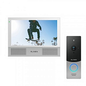 Комплект видеодомофона Sonik 7 белый + Панель вызова ML-20HD серебро/черный