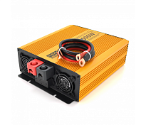 Інвертор напруги Mexxsun MXSPSW-1500, 12V / 220V, 1500W з правильною синусоїдою, 2 Shuko, клемні