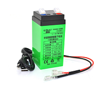 Акумуляторна батарея літієва 4V 4A з елементами Li-ion 18650 (47x47x100) 