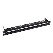 Патч-панель 19&quot; 24хRJ-45 UTP 1U cat.6, в сборе