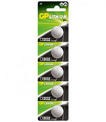 Батарейка литиевая GP CR2032-8C5, 5 шт в блистере