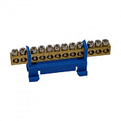 Шина нульова 12 отворів під DIN-рейку Q25