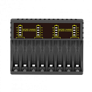 Зарядное устройство универсальное PUJIMAX, 8 каналов, LED инд.