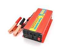 Инвертор напряжения ERYUAN EY-1500 (900Вт), 12 / 220V, approximated, 1 универсальная розетка+USB, кл