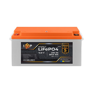 Аккумулятор LP LiFePO4 12,8V - 230 Ah (2944Wh) (BMS 150A/75A) пластик