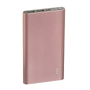 Power bank 20000mAh PZX-C158, USB-1A + mini USB +кабель USB micro, LED фонарик, Rose, Blister-BOX