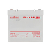 Акумулятор гелевий LP-GL 12V-55 Ah Silver