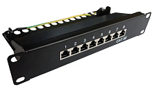 Патч-панель 8 портов 10&quot; экранированная SFTP кат. 5Е