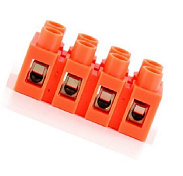 Клеммный блок H2519-4P 36A / 660V, материал медь, сечение провода 0.5-6мм2